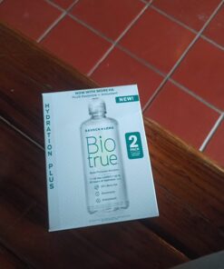 Biotrue Contact Lens Solution, Multi-Purpose Solution for Soft Contact Lenses, Lens Case Included, 10 FL OZ (Pack of 2) 10 Ounce (2 Pack) 34 616DxZYIBlL