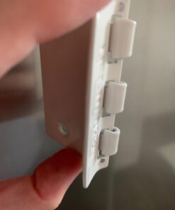 Prime-Line U 9888 Flip Action Door Lock – Reversible White Privacy Lock with Anti-Lock Out Screw for Child Safe Mode, 2-3/4” (Single Pack) 1 31 616EPXF1C0L