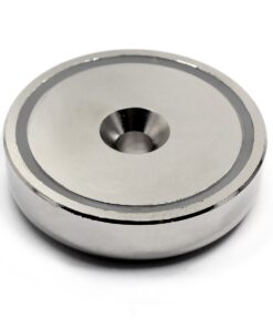 CMS Magnetics Powerful Rare Earth Neodymium Cup Magnet 249 LB Pulling Power 2.4" Diameter - 1 Ct. Round Base Magnet | Magnetic Assembly | Fishing Magnet (Cup Magnet 6) Cup Magnet 6 20 616EccUALkL