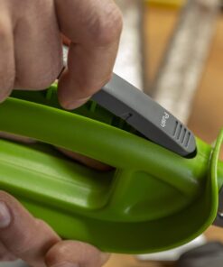 Smith’s 50601 Pruning Tools Sharpener - Hedge & Pruning Shears - Loppers & Gardening Tools - Large Handle w/Finger Guard - Handheld Manual - Replaceable Carbide Blades - Wire-Bristled Cleaning Brush 13 616Eqh5GS0L