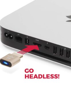 BUYMINERS.CA 4K HDMI Dummy Plug - Virtual Monitor Display Emulator, Headless Display Adapter Supports up to 3840x2160@60Hz, 1080@120Hz DVI EDID Emulator (Single) Single 17 616FBFQ3PJL