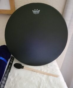 Remo Buffalo Drum - Black Earth, 16" Single 17 616FxhtTISL