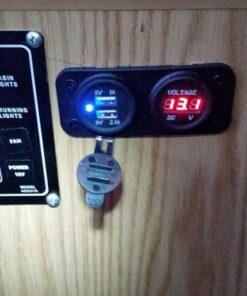 Sea Dog 422010-1 Aluminum Vertical 4-Switch Panel, 4-1/2" W x 4-7/8" H 3 616I IWUhoL