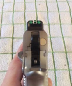 TRUGLO TFO Tritium & Fiber-Optic Sight Durable Snag-Resistant Glowing Night Sight, Compatible with Kimber 1911 Models with Fixed Rear Sight (Excluding Micro Series) Green Rear Sight 31 616IS5u8TzL