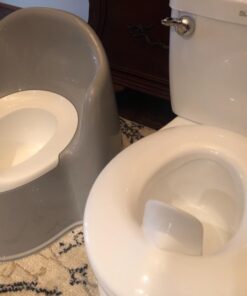 Summer Infant My Size Potty, White - Realistic Potty Training Toilet Looks and Feels Like an Adult Toilet - Easy to Empty and Clean 76 616Iff72a5L