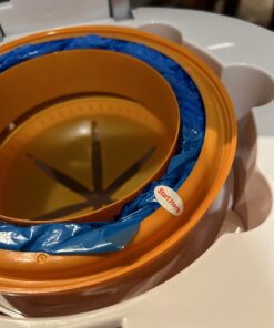 ChoiceRefill Compatible with Diaper Genie Pails, 4-Pack, 1080 Count 4 Count (Pack of 1) 43 616KVgNbYL