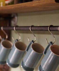 Pro Chef Kitchen Tools Round S Hooks - Kitchen Pot Racks Hook 10 Pack Set - Heavy Duty S Shaped Clothing Hangers - Fits Utensil Organizer Rack Hanger Bar - Outdoor Garage Home Storage Organization 27 616KdlBc9mL