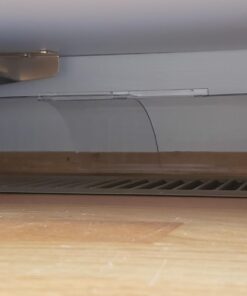 Frost King Unbreakable Heat and Air Deflector, Clear Plastic, 2 3/4” Tall, Width Adjustable 10” to 14” Unbreakable, expands 10" to 14" 32 616MB1NfXL