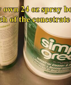 Simple Green 13005CT Industrial Cleaner and Degreaser, Concentrated, 127.8 Fl Oz, Pack of 1 128 Fl Oz (Pack of 1) 32 616N1c5YELL