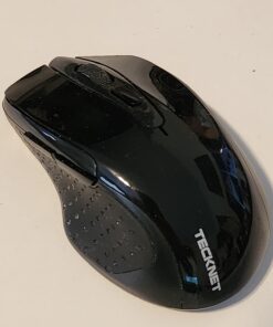 TECKNET Wireless Mouse, 2.4G Ergonomic Optical Mouse, Computer Mouse for Laptop, PC, Computer, Chromebook, Notebook, 6 Buttons, 24 Months Battery Life, 2600 DPI, 5 Adjustment Levels 30 616NyjGaWFL