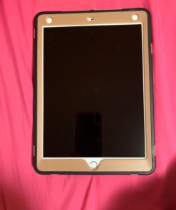 BENTOBEN Case for iPad Air 2/iPad 9.7 2017/2018/Pro 9.7, iPad 5th/6th Generation Case, Glitter 3Layer Full Body Protective Kickstand Durable Leather Shockproof Girls Women Kids Tablet Cover, Rose Gold K381-Rose Gold 40 616OWd8t7UL