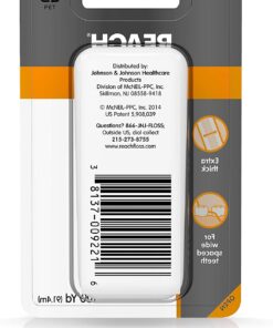 Reach Dentotape Waxed Dental Floss with Extra Wide Cleaning Surface for Large Spaces between Teeth, Unflavored, 100 Yards (Pack of 4) 4 Count (Pack of 1) 12 616PVawj4ZL
