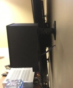 VideoSecu 5 Speaker Wall Ceiling Mount Brackets Black for Home Theater Satellite Speakers 1XZ (Black, 5 Pack) 40 616Q5Z3W5L