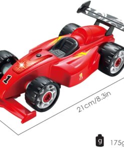 Liberty Imports Kids Take Apart Toys - Build Your Own Formula Race Car Toy Vehicle Construction Playset - Realistic Sounds and Lights with Tools and Power Drill (Formula) 11 616Q8LuRc7L