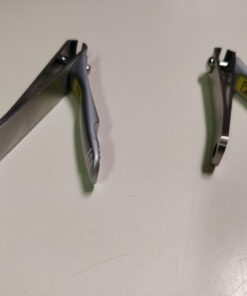 Nail Clippers Set - 2 Pack Stainless Steel Ingrown Toenail Tool, Professional Fingernail & Toenail Clippers for Thick Nails (Pedicure Nail Clippers) Silver 49 616SMTRfvgL