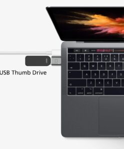 nonda USB-C to USB 3.0 Adapter,Thunderbolt 3 to USB Female Adapter OTG for MacBook Pro2019,MacBook Air 2020,iPad Pro 2020,More Type-C Devices(Space Gray) Space Grey 1 Count (Pack of 1) 32 616TcdGYlL