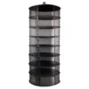 Growsun Herb Drying Rack, Hanging Mesh Drying Rack, 8 Tiers 24 inch Diameter, Large Plants Dry Rack 8 Tiers, 24'' Diameter Black