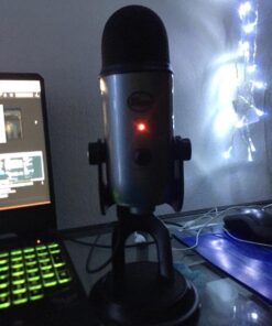 Blue Yeti USB Mic for Recording & Streaming on PC and Mac, 3 Condenser Capsules, 4 Pickup Patterns, Headphone Output and Volume Control, Mic Gain Control, Adjustable Stand, Plug & Play - Lunar Gray 20 616VXoPanDL
