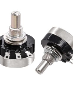 Taiss 2pcs RV24YN20S 10K Potentiometer Single Turn Carbon Film Rotary Taper Potentiometer Used for Inverter speed regulation Motor speed control + 2pcs A03 knob + 2pcs dials (B103 10K ohm) B103 10K ohm 14 616XWGQdcnL