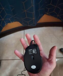 TECKNET USB Wired Mouse, 6-Button Corded Mouse with 2 Adjustable DPI, Optical Computer Mouse with Ergonomic Design and 5FT Cord for Laptop, Chromebook, PC, Desktop, Mac, Notebook-Gray GRAY 34 616YRq2Fh7L