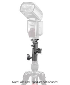 Neewer Universal E-Type Camera Flash Speedlite Mount Light Stand Bracket Umbrella Shoe Holder Compatible with Nikon Pentax Olympus and other Flashes with Standard Shoe Mount 22 616Z5tBsNiL