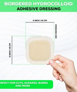 Alternative view of MedVance TM Hydrocolloid – Bordered Hydrocolloid Adhesive Dressing, 4"x4" Box of 5 DRESSINGS 5 Count (Pack of 1)