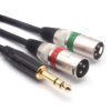 SiYear 10FT 6.35mm (1/4inch) TRS Male Plug to 2 Dual XLR Male Stereo Unbalanced Y Splitter Patch Microphone Cable Cord (3M) 6.35-2XLRM-3M 2 616aU3Z99NL