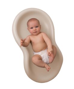 Alternative view of Keekaroo Peanut Changer Vanilla – the Original Made in USA easy-to-clean changing pad and the only shell over foam, fully impermeable to fluid