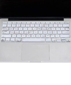 MOSISO Silicone Keyboard Cover Compatible with MacBook Air 13 inch A1466 A1369 2010-2017&Compatible with MacBook Pro 13/15 inch (with/Without Retina Display, 2015 or Older Version), White Marble 20 616bO5P4sS 2