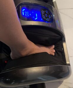 TISSCARE Shiatsu Massage Foot Massager Machine - Improves Blood Flow Circulation, Deep Kneading & Tissue with Heat/Remote, Neuropathy, Plantar Fasciitis, Diabetics, Pain Relief Upgrade Gray 40 616cVzBuuXL