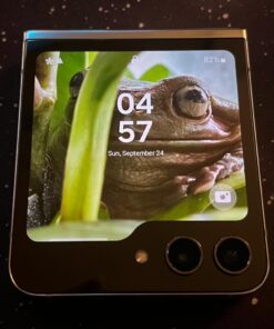 SAMSUNG Galaxy Z Flip 5 Cell Phone, Factory Unlocked Android Smartphone, 512GB, Compact, Foldable Design, One-Hand Control, Best Selfies, Full Cover Screen, US Version, 2023, Mint Phone Only 33 616ctjmGDLL