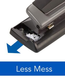 Swingline Desktop Hole Punch, Hole Puncher, Precision Pro, Adjustable, 2-3 Holes, 10 Sheet Punch Capacity, Black/Gray (74038) 10 616dAquEZmL