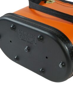 Klein Tools 5144HBS Hard-Body Bucket, Oval Tool Bucket Organizer with Knife Sheath and 14 Other Pockets, Orange/Black 22 616dei01w1S