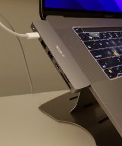 Anker USB C Hub for MacBook, 7-in-2 USB C to C Adapter, Compatible with Thunderbolt 3 Port, 100W Power Delivery, 4K HDMI, USB C and 2 USB A Data Ports, SD and microSD Card Reader 45 616dkHZxBOL