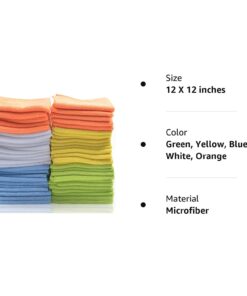 Best Microfiber Cleaning Cloths – Pack of 50 Towels 27 616eJKolVWL