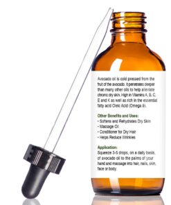 Alternative view of Renewalize ORGANIC AVOCADO OIL - Skin Moisturizer Cold Pressed and Unrefined in 4 oz Dark Glass Bottle with Dropper | Enhances Hair's Natural Shine | Softens and Moisturizes Severely Dry Skin