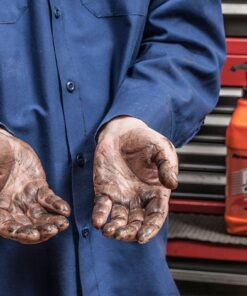 Fast Orange Permatex 25217 Pumice Lotion, Heavy Duty Hand Cleaner, Natural Citrus Scent, Waterless Cleaner For Mechanics, Strong Grease Fighter, 1/2 Gallon, Orange, 64 Fl Oz (Pack of 1) 64 Fl Oz (Pack of 1) 25 616grx6Vx6L