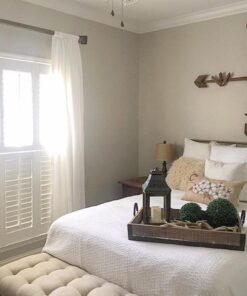 Modway Region Linen Fabric Upholstered Queen Headboard in Cafe with Nailhead Trim Café 23 616hG4S qtL