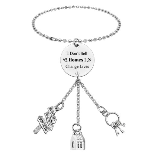 Realtor Gift for Women Men Car Hanging Ornament for Realtor Real Estate Agent Gift Thank You Gifts for Realtor Car Rear View Mirror Hanging Accessories for Real Estate Salesperson Gift for Birthday