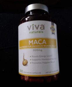 Peruvian Maca Root Supplement for Women & Men, 500mg - Traditionally Used to Support Sexual Well-Being, Stamina & Endurance - 250 Yellow Maca Root Powder Capsules 39 616jVRig6xL