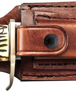 Alternative view of Uncle Henry 171UH Pro Hunter 9.8in Fixed Blade Knife with High Carbon Stainless Steel Blade, Staglon Handle, Sharpening Stone, and Leather Belt Sheath for Hunting, EDC, Survival, Camping, and Outdoor 171UH Pro Hunter (Box)