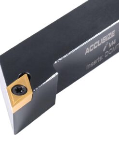 Accusize Industrial Tools 3/4'' Shank 7 Pc Indexable Carbide Turning Tool Set in Fitted Box, 2387-2006 7 Inserts Installed 16 616m67PCdcL