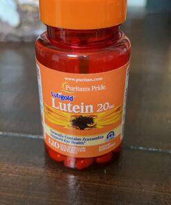 Puritan's Pride Lutein 20 mg with Zeaxanthin Softgels, Supports Eye Health, 120 Count 39 616pKPv36qL