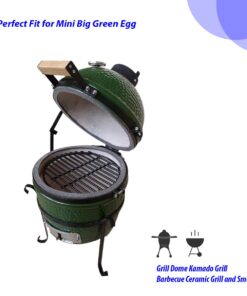 KAMaster 10 Inch Round Grill Grate for Mini Big Green Egg Grates Replacement,Porcelain Coated Steel Wire Cooking Grid Grate (10"-for Mini Eggs) 10" 15 616q4KVscQL