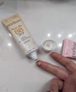 purlisse Perfect Glow BB Cream SPF 30: Clean & Cruelty-Free, Medium Flawless Coverage, Hydrates with Jasmine | Light 1.4oz 1.4 Fl Oz (Pack of 1) 29 616qDM1y4TL