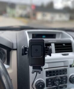 ZeeHoo Wireless Car Charger,15W Fast Charging Auto-Clamping Car Mount,Windshield Dash Air Vent Phone Holder for iPhone 15 14 13 12 Mini 11 Pro Max XS XR Black 41 616qicufptL