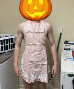 Hyzrz Lovely Home Work Adjustable Apron Cake Kitchen Cooking Women Girls Aprons With Pocket for Gift, Pink 41 616rU4tHVkL