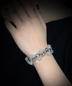 Mytys Fashion Bracelet for Women Wire Mesh Crystal Fishnet Bracelets Bangle for Women Girls Bracelet Style#1 11 616rjAbXLHL