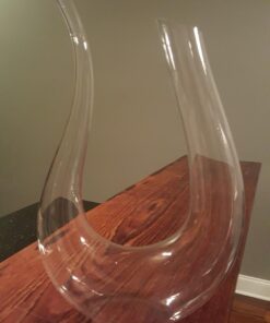 HiCoup Red Wine Decanter with Aerator - 750mL Crystal Glass Wine Carafe and Purifier for Home Bar 40 616sDuGQ53L