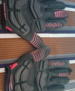 FIRELION Bike Gloves for Men/Women Cycling,Cycling Gloves for Outdoor MTB DH Road Racing,Full Finger Half Finger Padded Bicycle Protective Gloves,Non-Slip Shock-Absorbing Touchscreen Riding Gloves Large Full Red 58 616si5Ve2iL